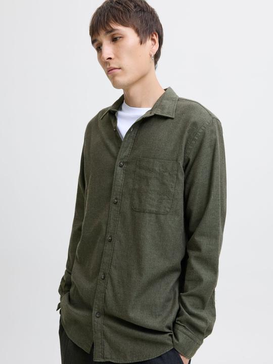 Produktbild Jack & Jones Jjeclassic Melange Shirt L/S Noos (M)