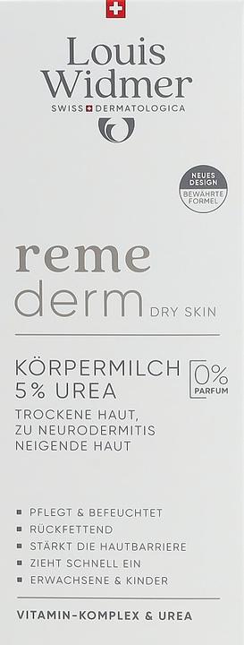 Immagine prodotto Louis Widmer Remederm Körpermilch 5% Urea (Latte corpo, 200 ml)