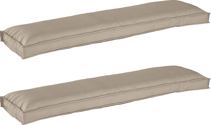 VidaXL Outdoor Coussin Taupe Polyester Extra long Coussin rectangulaire