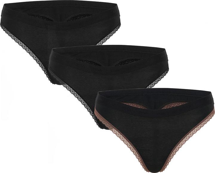 Produktbild FILA Woman String Elastic With Logo Pack Of 3 Pieces In (S, 3er Pack)