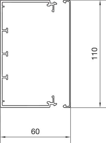 Produktbild Hager Kabelkanal (Kabelkanal, 200 cm)