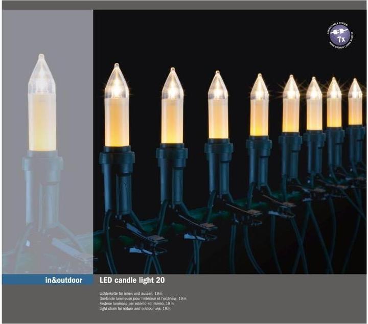 Image du produit STT Bougies LED pour sapin de Noël (19 m)