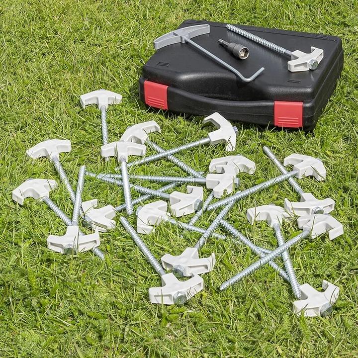 Actual product image ProPlus Tent peg set screwable 20cm