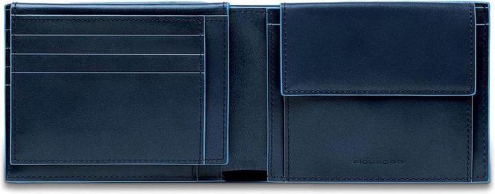 Actual product image Piquadro PU1392B2R/BLU wallet, card and travel wallet Leather, Polyester