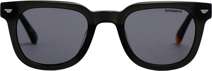Black matte, smoky grey glasses