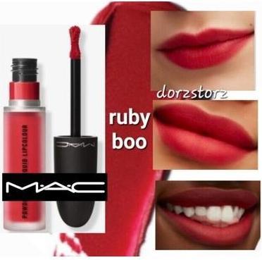 Immagine prodotto MAC Cosmetics Powder Kiss Liquid Lipcolour (975 Ruby Boo)