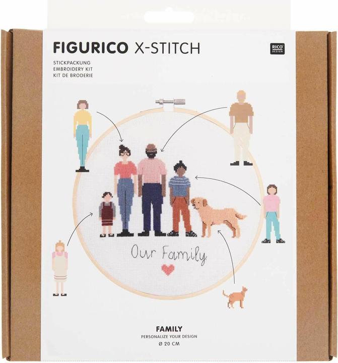Rico Design Stickpackung Figurico Family