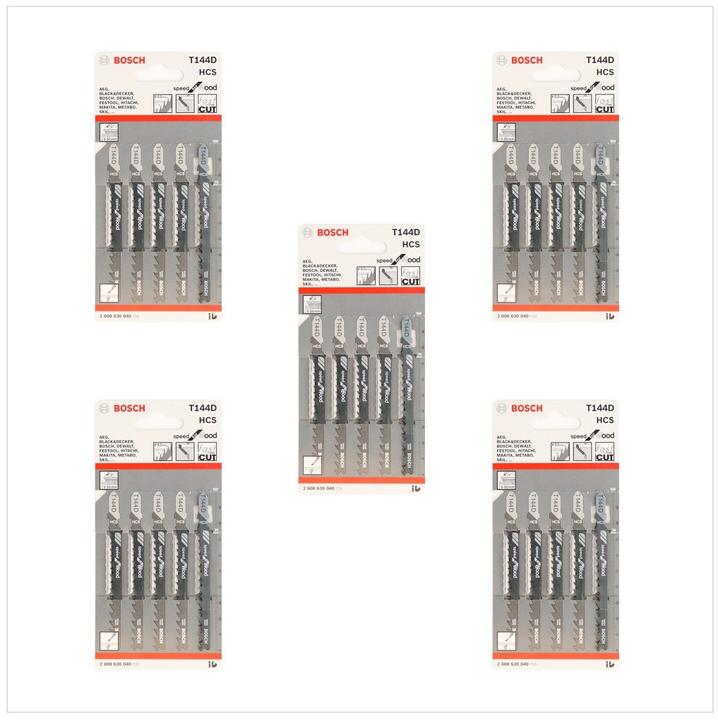 Image du produit Bosch Professional Zubehör T 144 D, paquet de 25