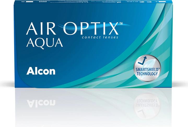 Actual product image Air Optix Cb Airaqua (-4.5, Monthly lens, 6 Piece, Spherical)