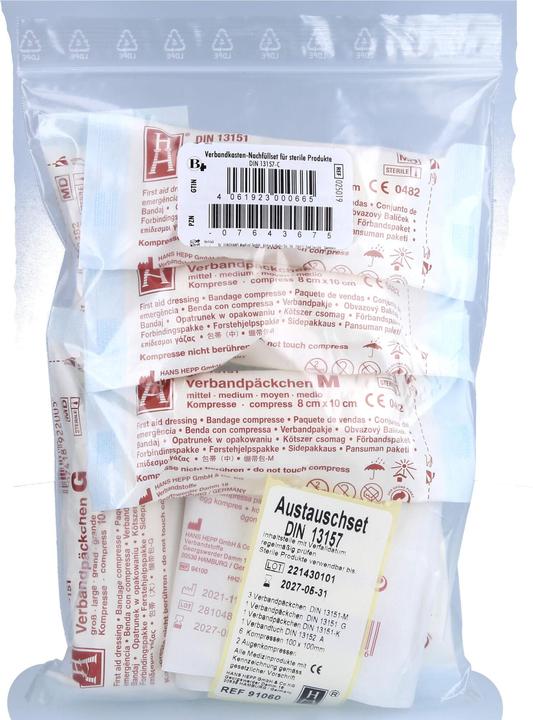 Actual product image Dr. Junghans First aid kit refill set f.sterile prod.13157-C, 1 pc