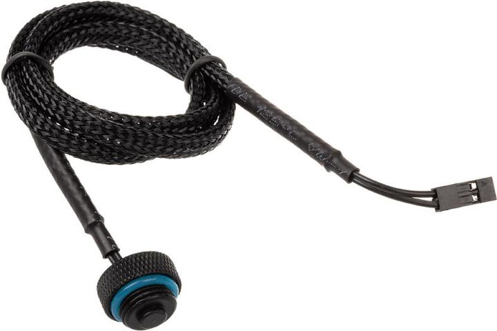 Produktbild XSPC 1/4 Zoll 10k Temperatursensor - Black Chrome