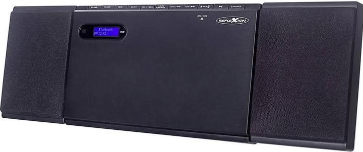 Produktbild Reflexion Stereoanlage Bluetooth®, CD, DAB+, UKW, USB, AUX, Wandmontage 2 x 15 W Anthrazit (Bluetooth, 2x 15 W)
