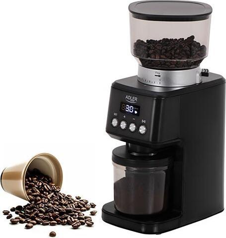 Actual product image Adler Burr Coffee Grinder | AD 4300 | 180 W | Coffee beans capacity 300 g | Black