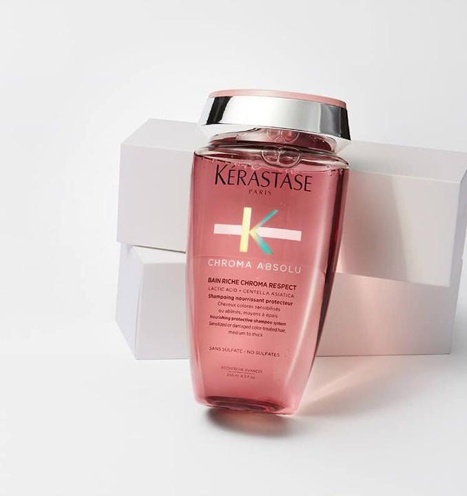 Actual product image Kérastase Bain Riche Chroma Respect (500ml) (500 ml, Liquid shampoo)