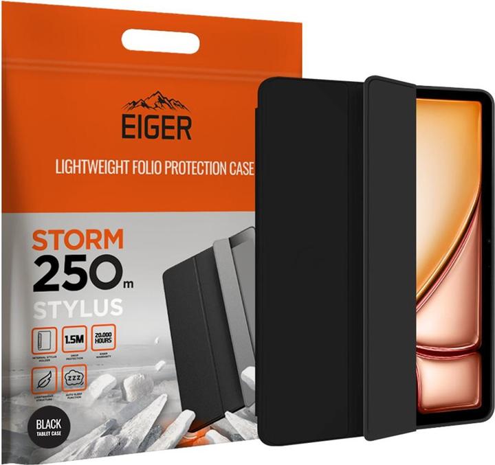 Eiger Storm 250 Stylus Case (iPad Air 2022 (5. Gen), iPad Air 2020 (4. Gen), iPad Air 11 2024 (M2), iPad Air 11 2025)