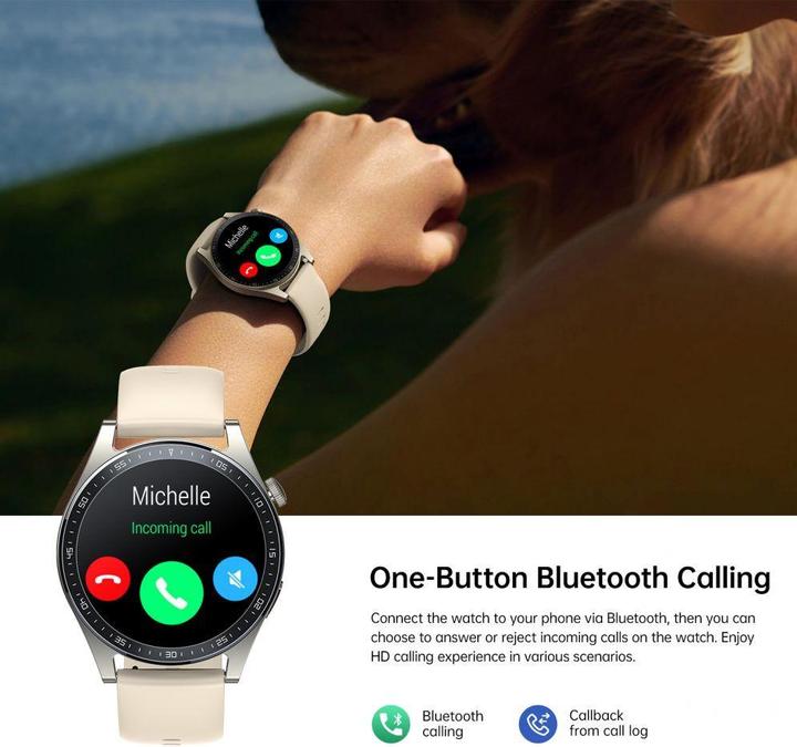 Immagine prodotto Joyroom Smartwatch JR-FC2 Classic Series con funzione di risposta alle chiamate IP68 - oro