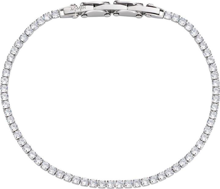 Amen Steel Armband (21 cm, Edelstahl)