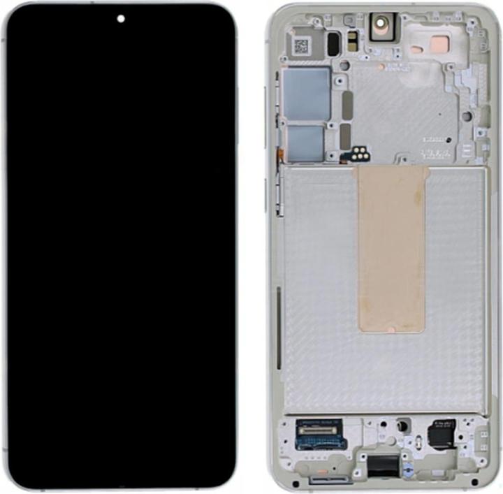 Actual product image Samsung LCD + Touch + Frame for S911B Galaxy S23 - beige