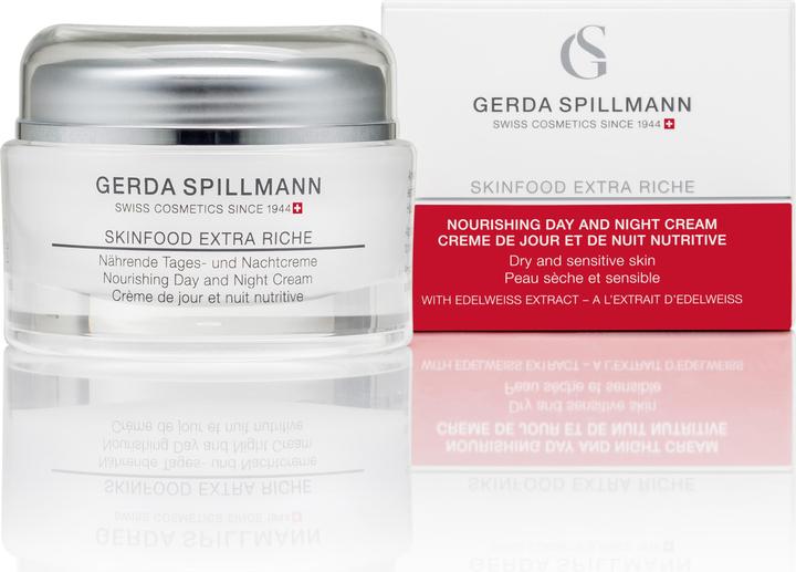 Immagine prodotto Gerda Spillmann Skinfood Extra Riche Cream - Idratante protettivo e nutriente (50 ml, Crema 24h)
