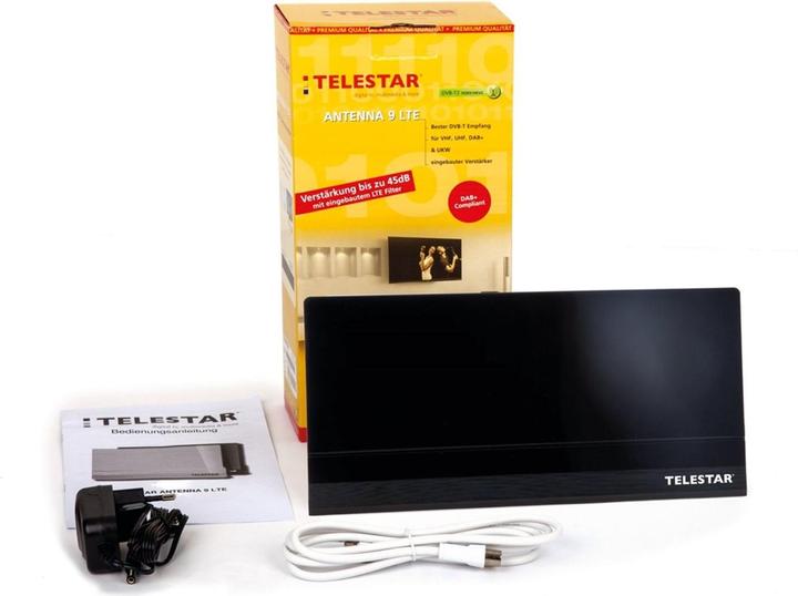 Actual product image Telestar CI+ module 12 months freenet TV up to 80 DVB-T2 HD channels + ANTENNA 9 LTE (DVB-T2)