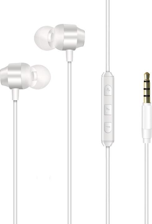 Actual product image Energizer Classic Headphones CIA10 - wired 3.5 mm jack headphones (white) (Cable)