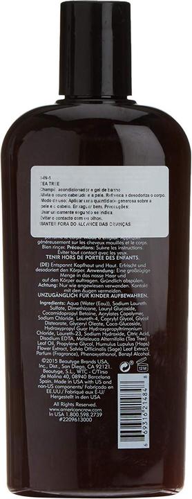 Image du produit American Crew Crew Classic 3In1 Arbre à thé (450 ml, Shampoing liquide)