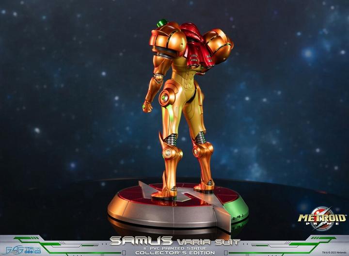 Actual product image First 4 Figures Metroid Prime PVC Statue Samus Varia Suit Collector's Edition 27 cm