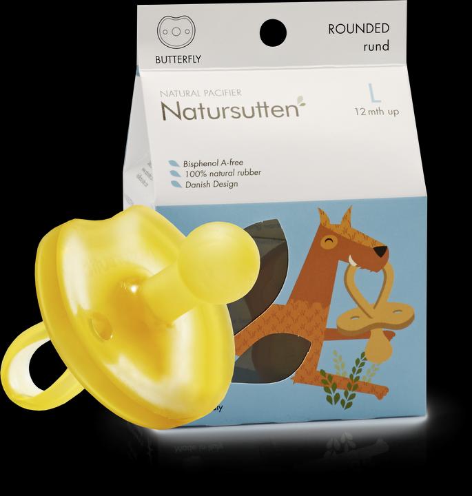 Productafbeelding Natursutten Biologische fopspeen Vlinder Kersenvorm L 12+ maanden (1 x, van 12 M.)
