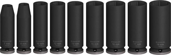 Produktbild Bosch Professional Zubehör Pro Impact (19 mm, 12 mm, 16 mm, 10  mm, 17 mm, 15 mm, 13 mm)