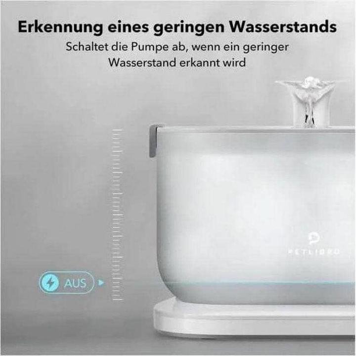 Image du produit Petlibro Fontaine d'eau à pompe sans fil Dockstream (2.50 l)