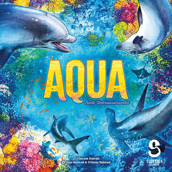 Produktbild Asmodée SIDD0001 - Aqua: Bunte Unterwasserwelten, Brettspiel, für 1-4 Personen, ab 8 Jahren (DE-Aus (Deutsch)