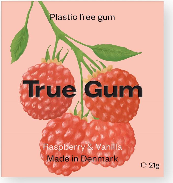 Image du produit True Gum Framboise et vanille (1 pcs, 21 g)