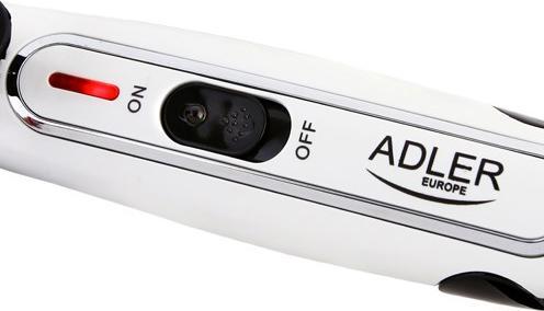 Produktbild Adler Hair straightener Warranty 24 months, Ceramic heating system, 50 W, White (Glätteisen)