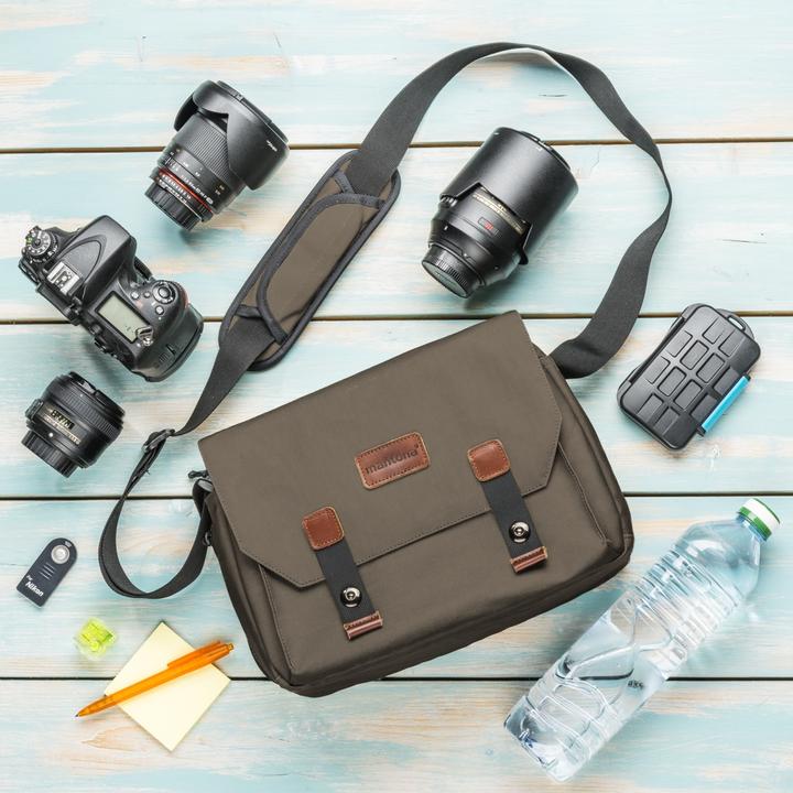 Image du produit mantona Sacoche pour appareil photo Milano grande (Sac à bandoulière pour appareil photo)