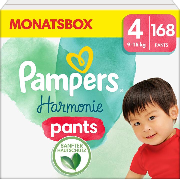 Image du produit Pampers Harmonie Pants (Taille 4, Pack mensuel, 168 pièce(s))