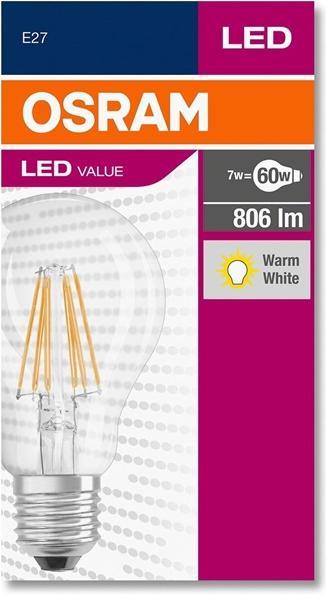 Produktbild Osram LED Birne (E27, 6.50 W, 806 lm, 1 x, E)
