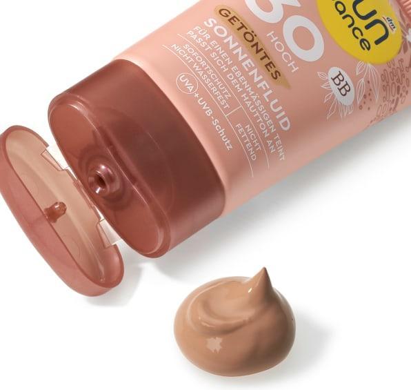 Actual product image dm Sundance Sonnenfluid (Suntan cream, SPF 30, 50 ml)