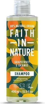 Actual product image Faith In Nature Grapefruit & Orange (400 ml, Liquid shampoo)