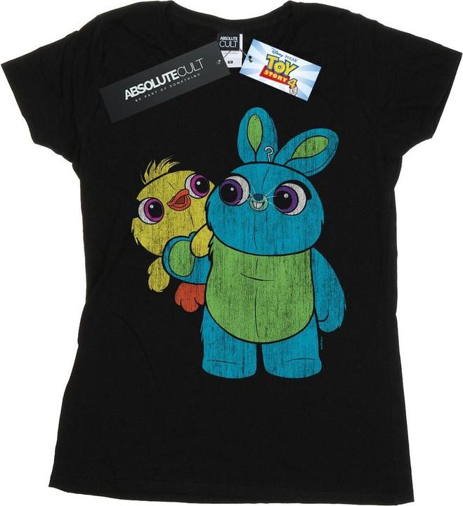Disney Toy Story 4 Ducky And Bunny Distressed Pose TShirt (M)