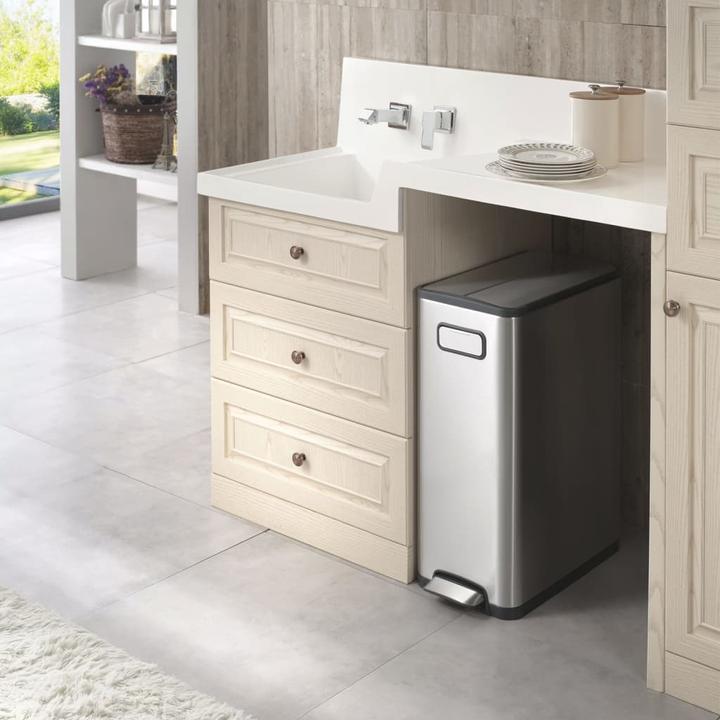 Produktbild EKO Treteimer Ecofly 45 Liter edelstahl (45 l)