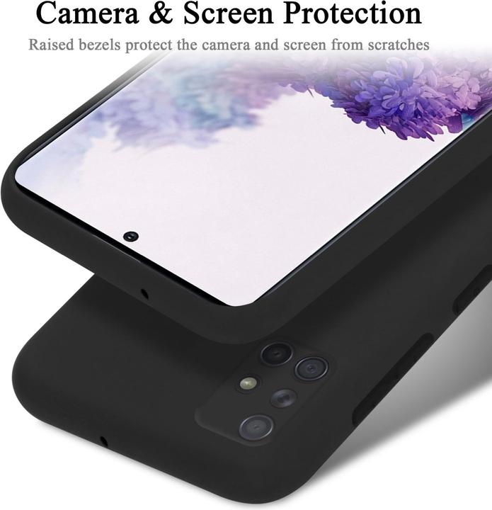 Actual product image Cadorabo TPU Liquid Silicone Case Cover (Samsung Galaxy A71)