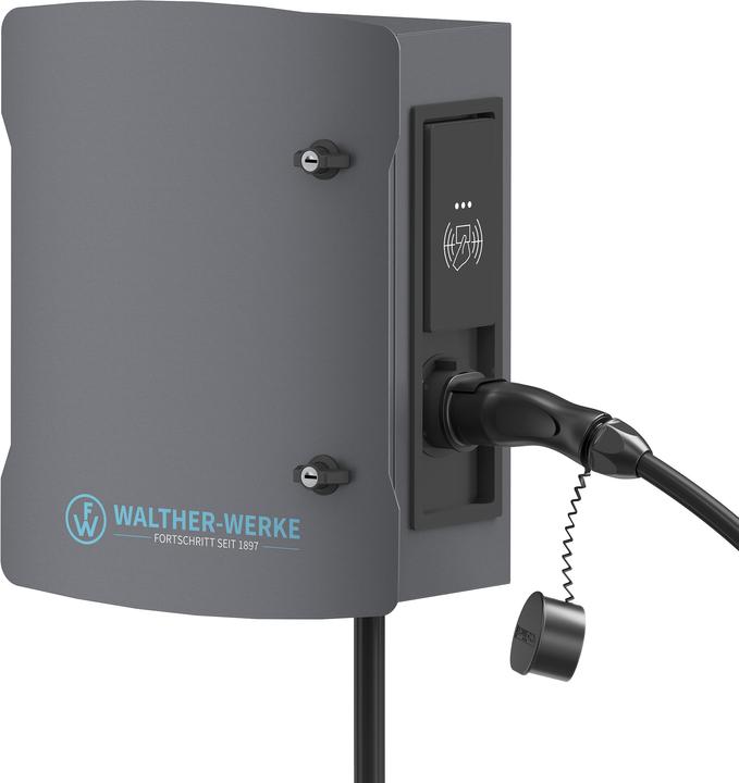 Produktbild Walther Werke Wallbox smartEVO 22 eMobility Ladestation Typ 2 Mode 3 22kW RFID (Typ 2, 22 kW)