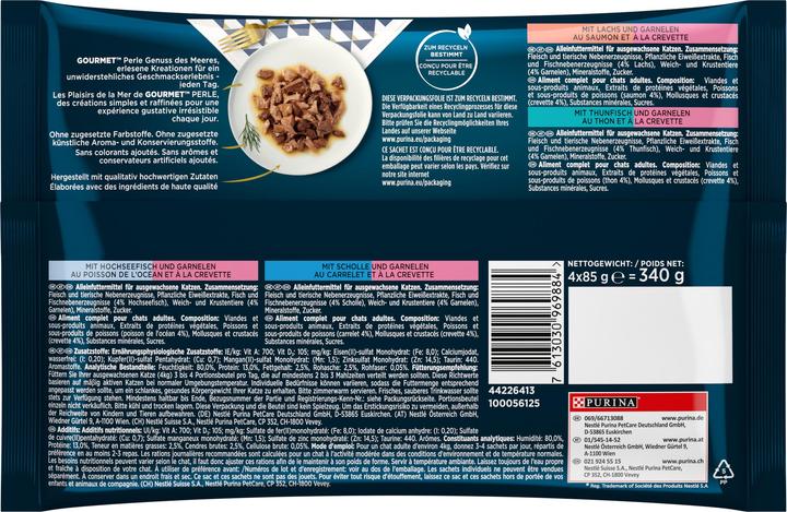 Immagine prodotto Gourmet Perla del piacere del mare (Adulto, 4 pz., 85 g)