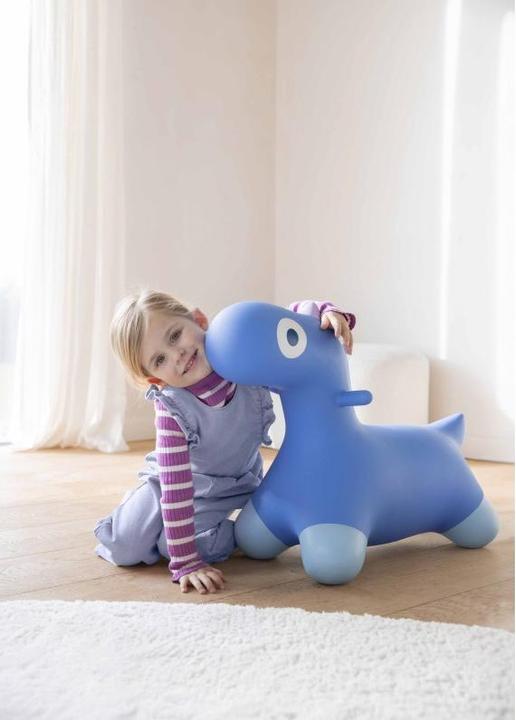 Immagine prodotto Quut Hoppi - Dino rimbalzante - Blu cosmico, animale rimbalzante