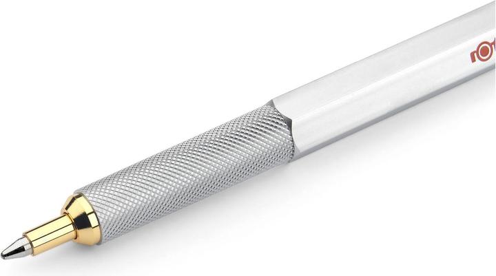 Produktbild Rotring Kugelschreiber 800 Silber, M-Schwarz Geschenkbox (Silber, Rot, 1 x)