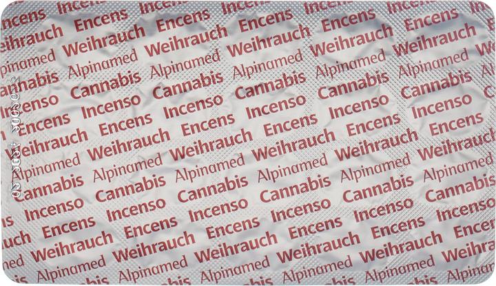 Nutritional values and ingredients Alpinamed Weihrauch (100 Piece, Capsules, 71 g)