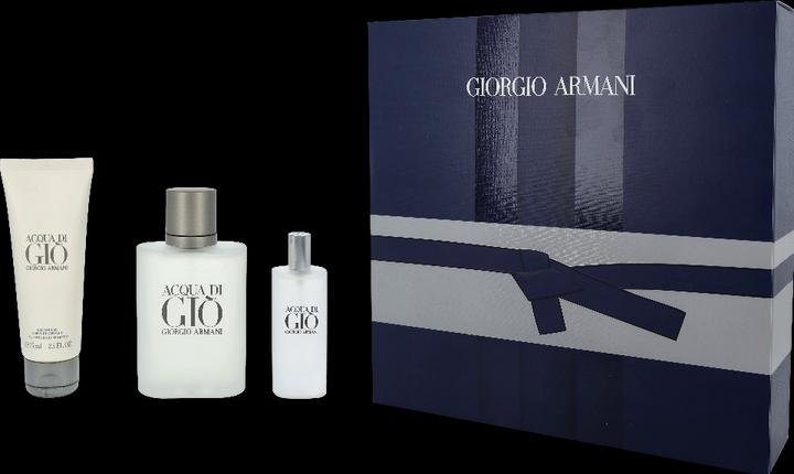 Immagine prodotto Giorgio Armani Acqua Di Giò Eau de Toilette 100ml + 15ml + Gel doccia 75ml (Set profumo)