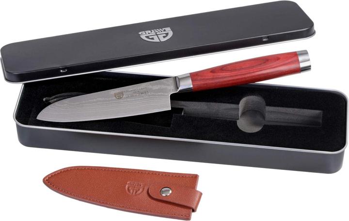 Produktbild Gräwe Damastmesser 12.5cm Klinge (12.50 cm)