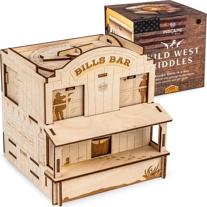 Produktbild Inscape Wild West Riddles - Rätselbox
