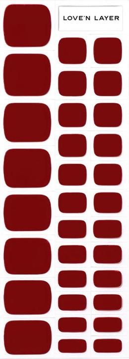 Produktbild Love'n Layer - Solid Toe Burgundy Red